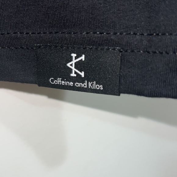 Caffeine and Kilos black/mint paisley Cardinal Tee - Picture 4 of 6